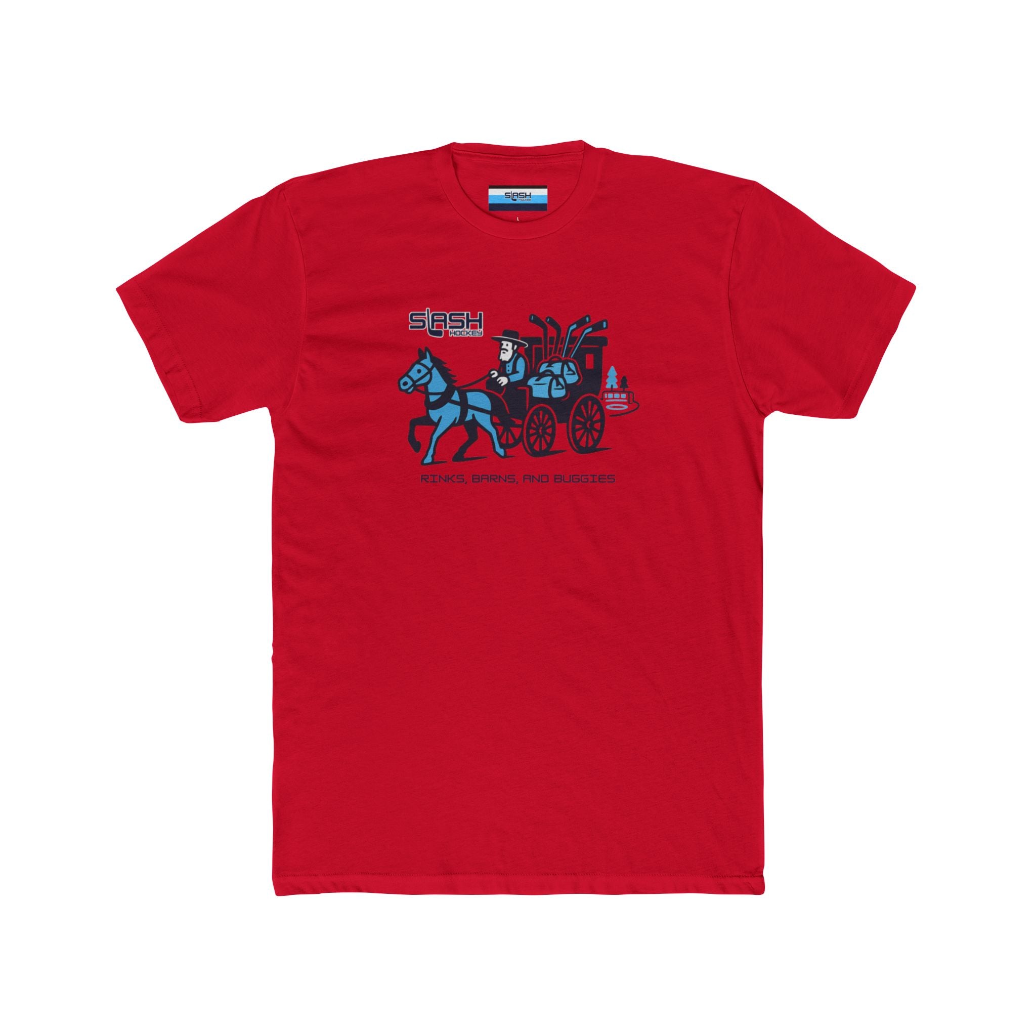 Front view of Pennsylvania Tee hockey t-shirt by Slash Hockey