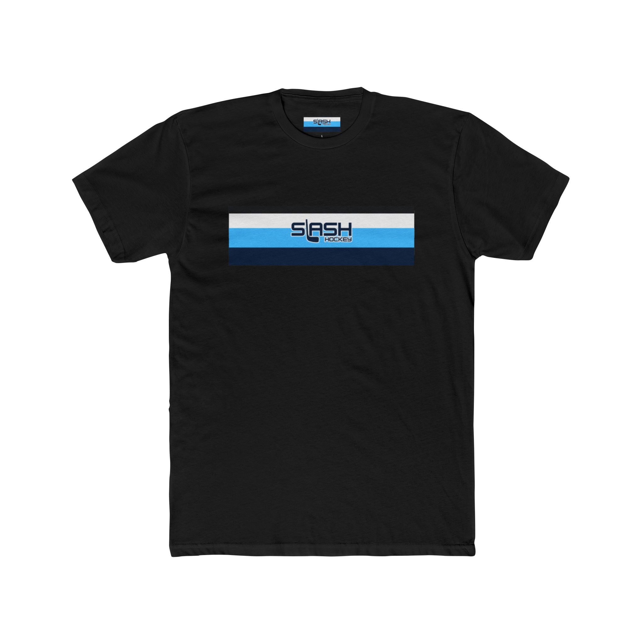 Front view of Slash Hockey Tee hockey t-shirt by Slash Hockey