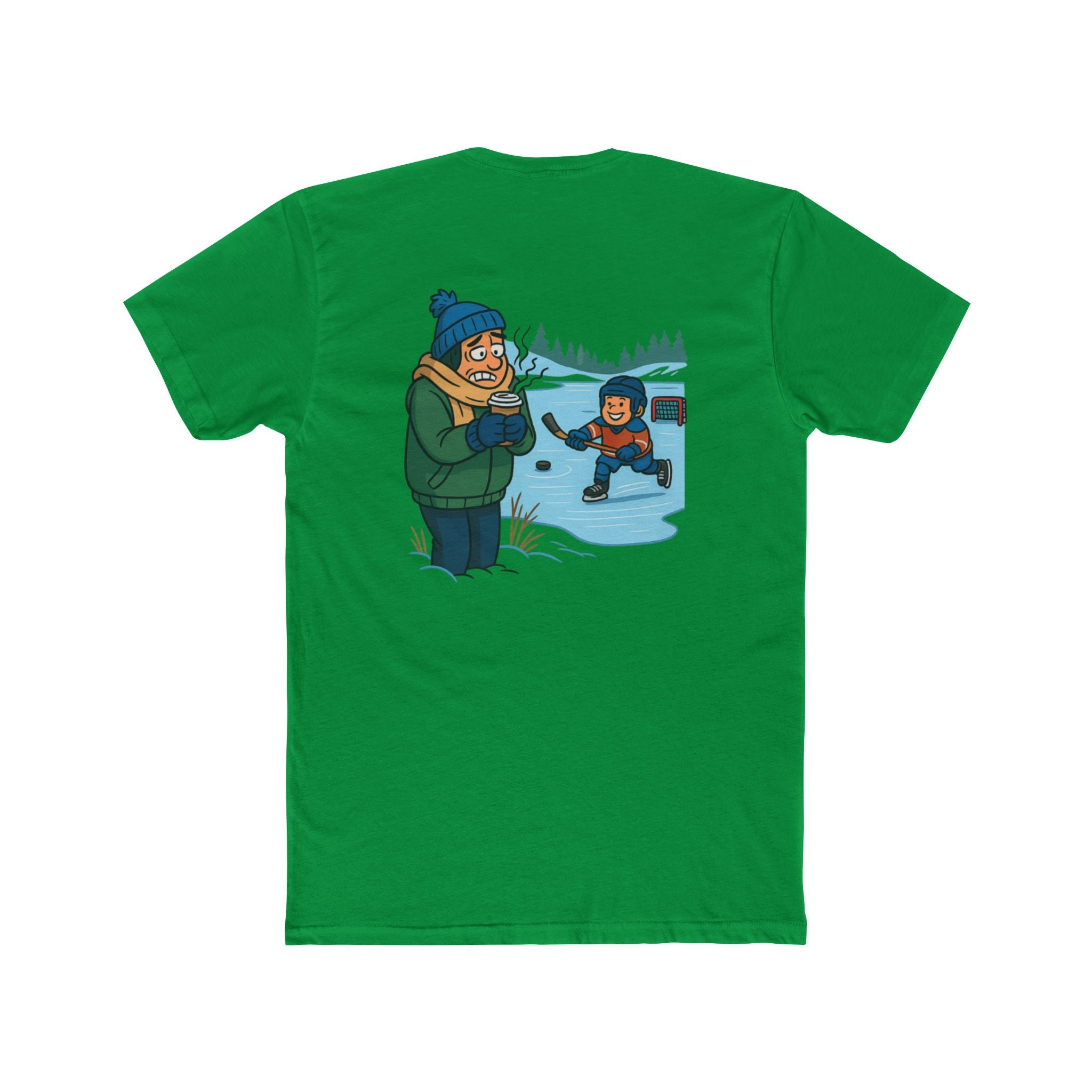Freezing Parent Slash Hockey Tee
