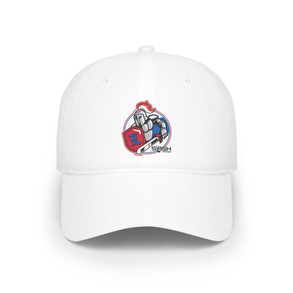 Livonia Hockey Association adjustable hat, structured front panel with embroidered team logo. Casual and sporty style for all ages.