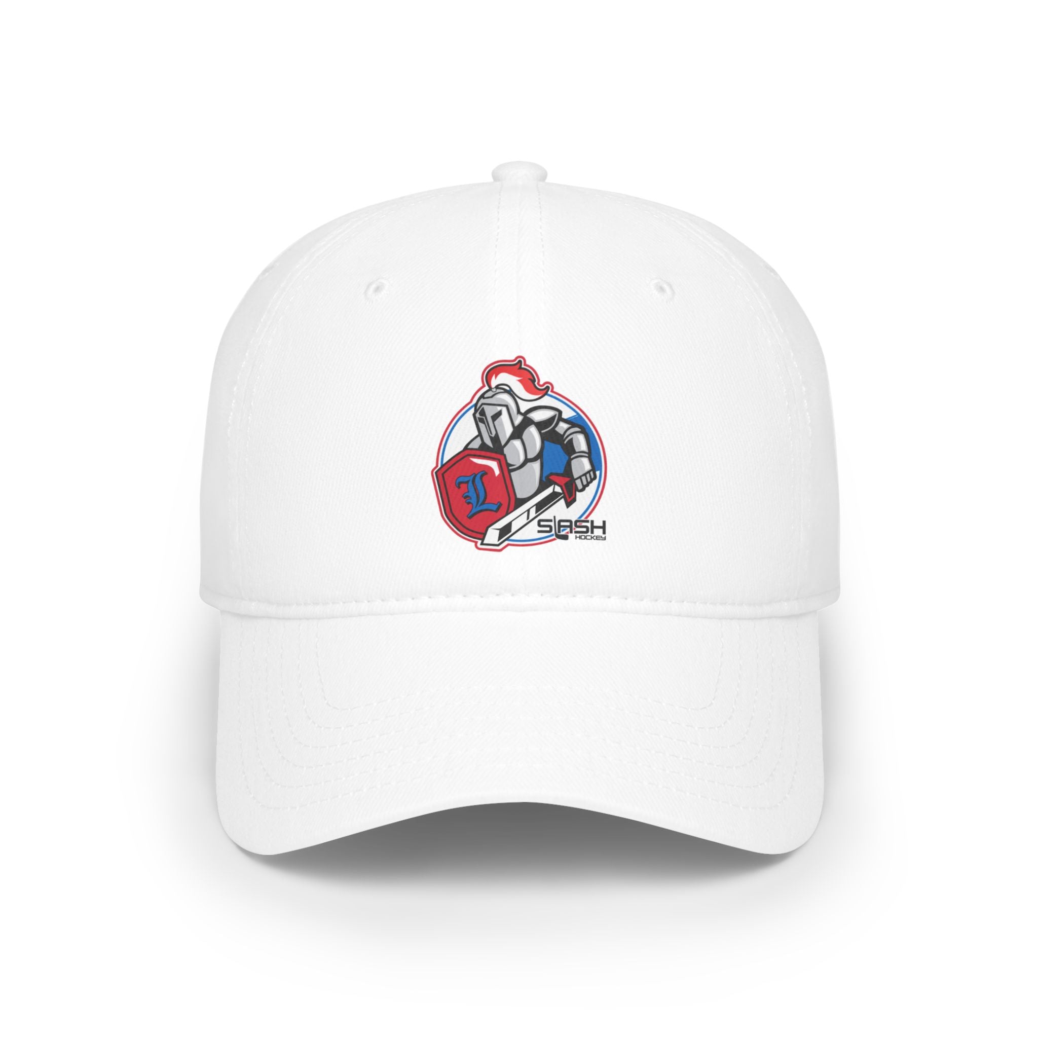 Livonia Hockey Association adjustable hat, structured front panel with embroidered team logo. Casual and sporty style for all ages.