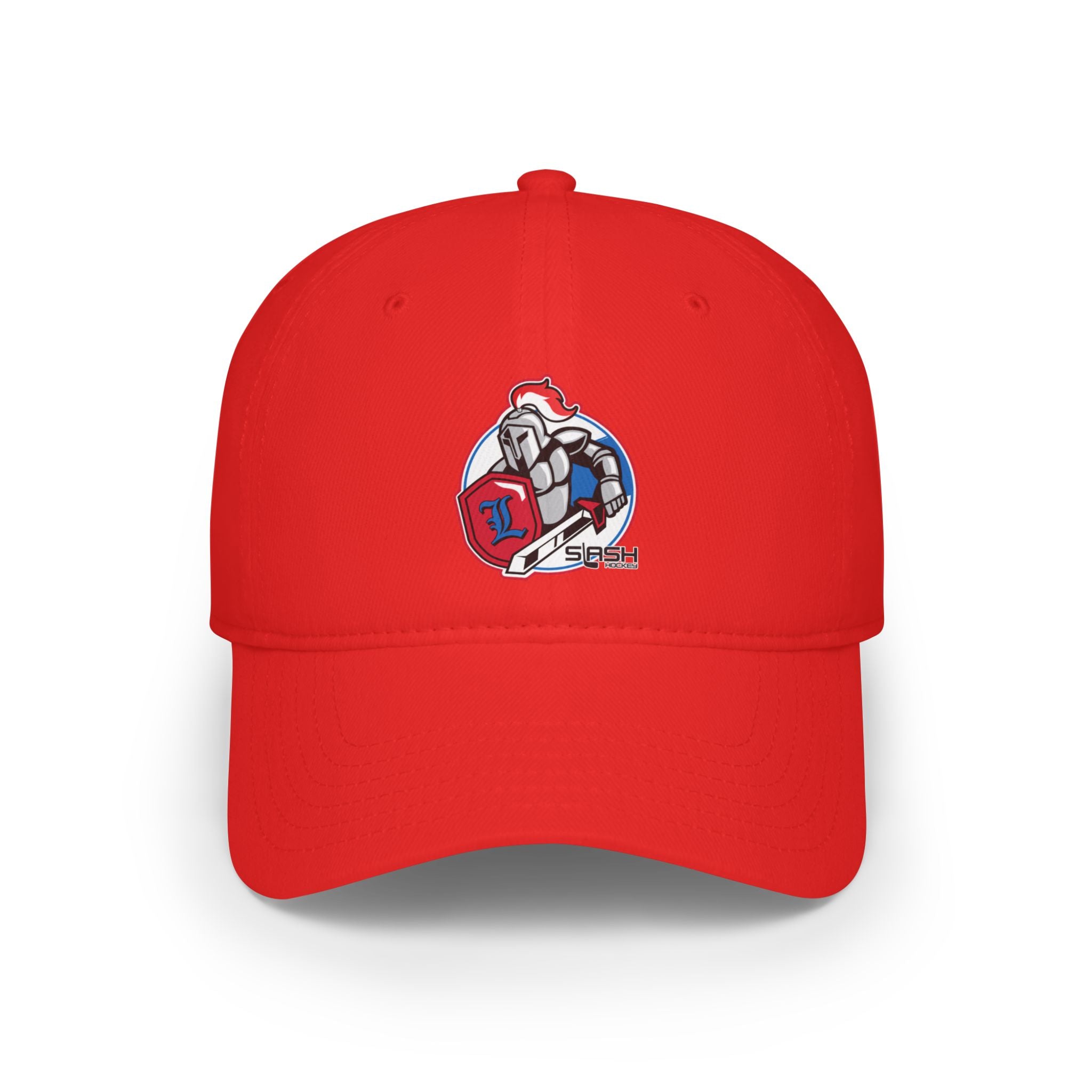 Livonia Hockey Association adjustable hat, structured front panel with embroidered team logo. Casual and sporty style for all ages.