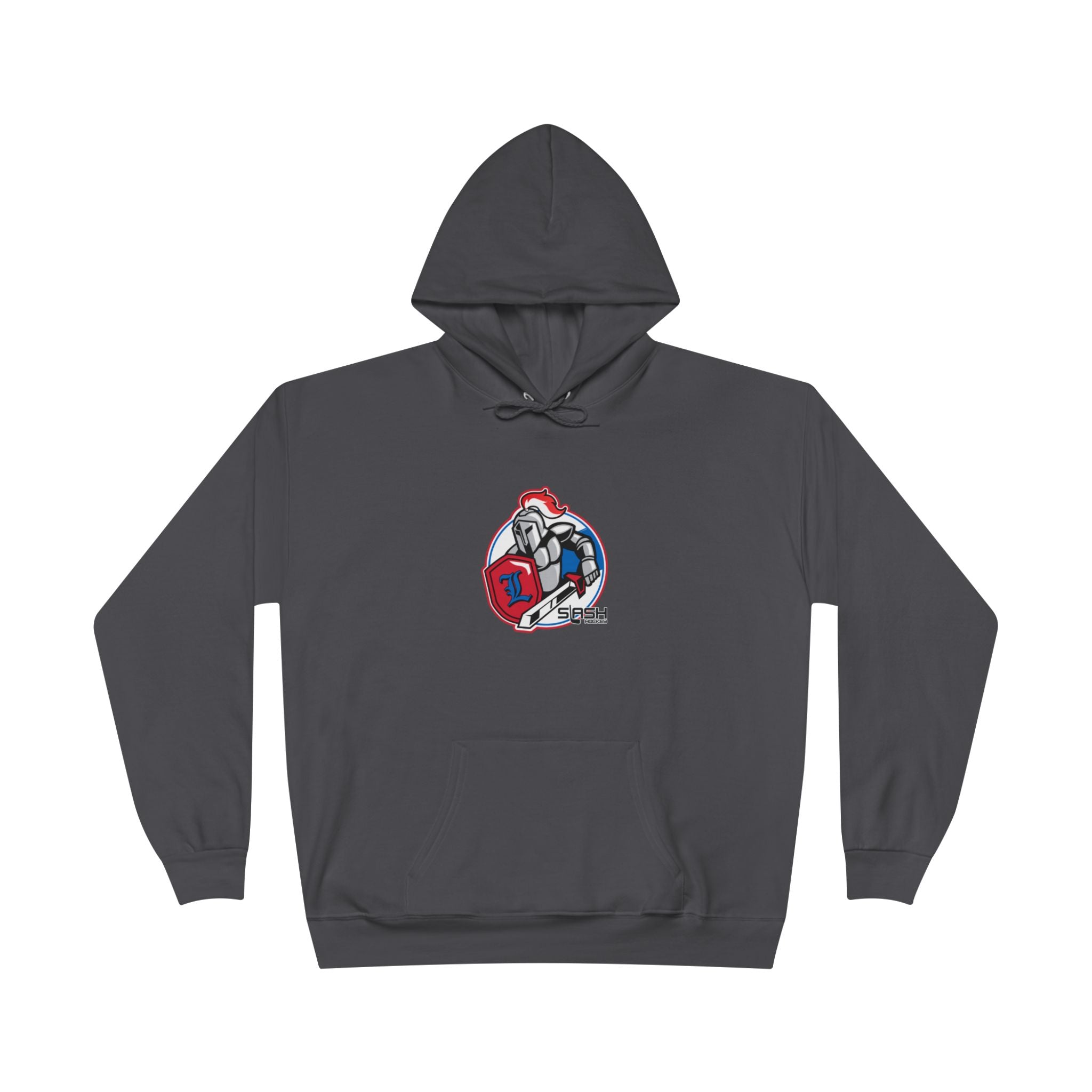 “LHA Hockey Hoodie front view — Livonia Hockey Association design in team colors printed on premium cotton-blend hoodie.”