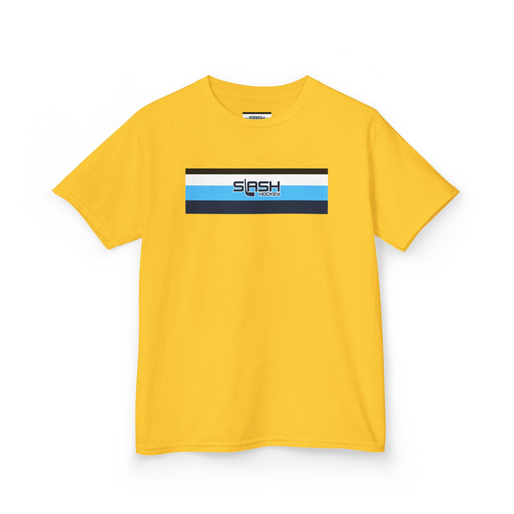 Front view of Slash Hockey Youth Tee hockey t-shirt by Slash Hockey