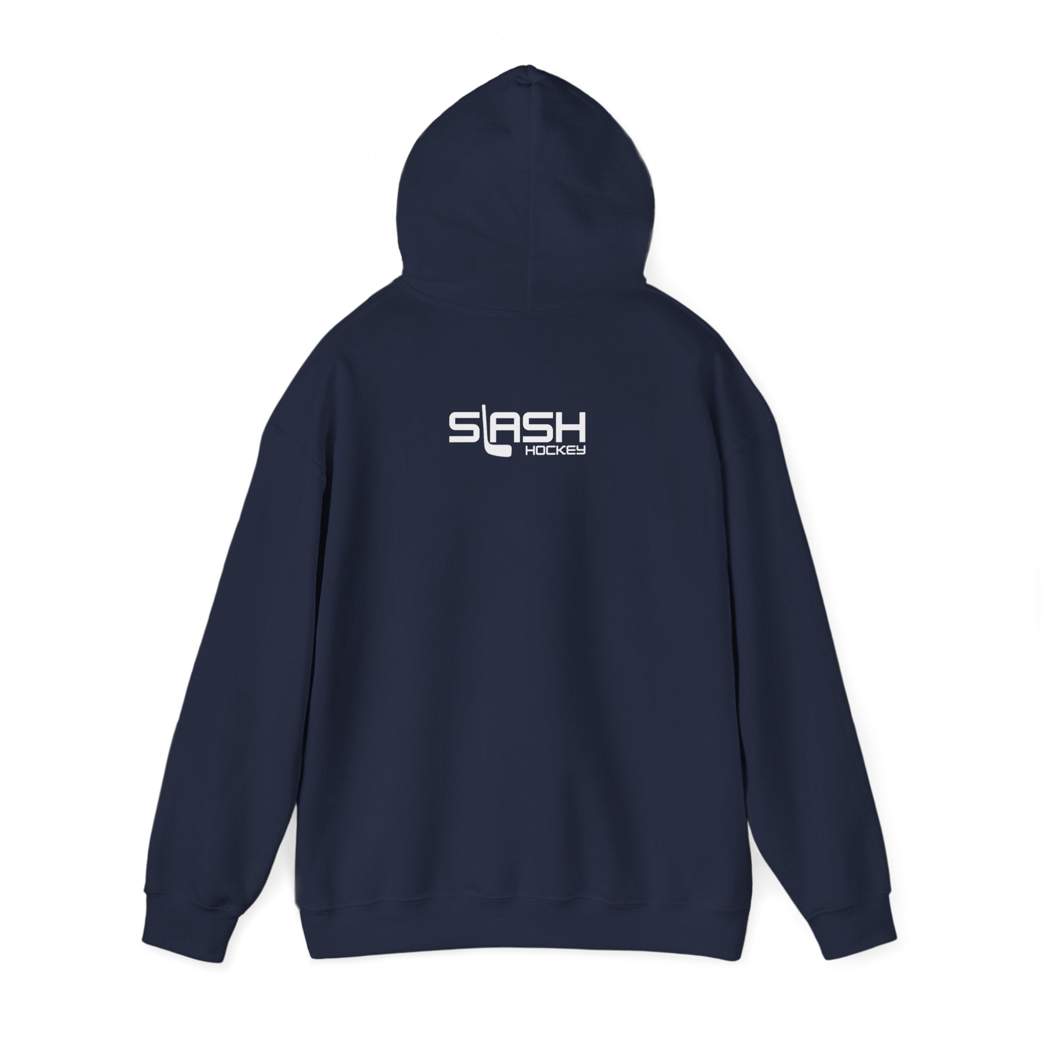 Back view of the Vintage Future Pro USA Hoodie showing a plain, graphic-free back, displayed flat for product detail.