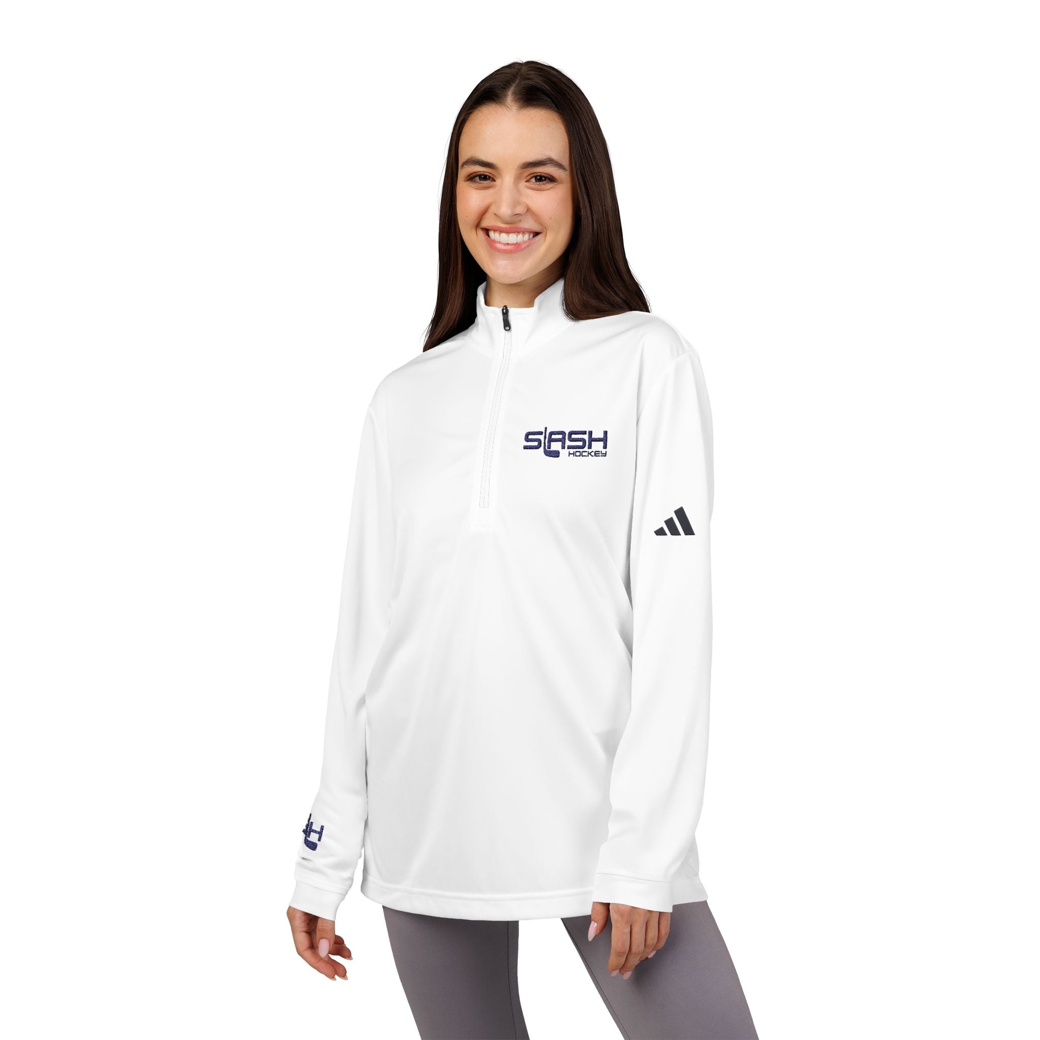 Adidas® Slash Hockey Quarter-Zip Pullover