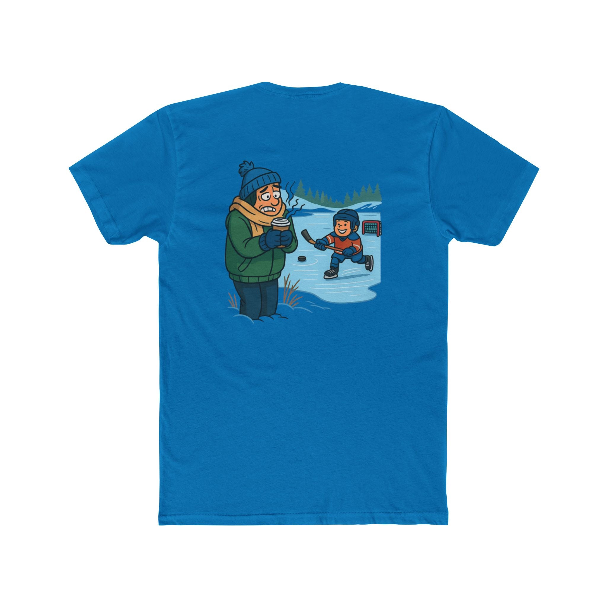 Freezing Parent Slash Hockey Tee