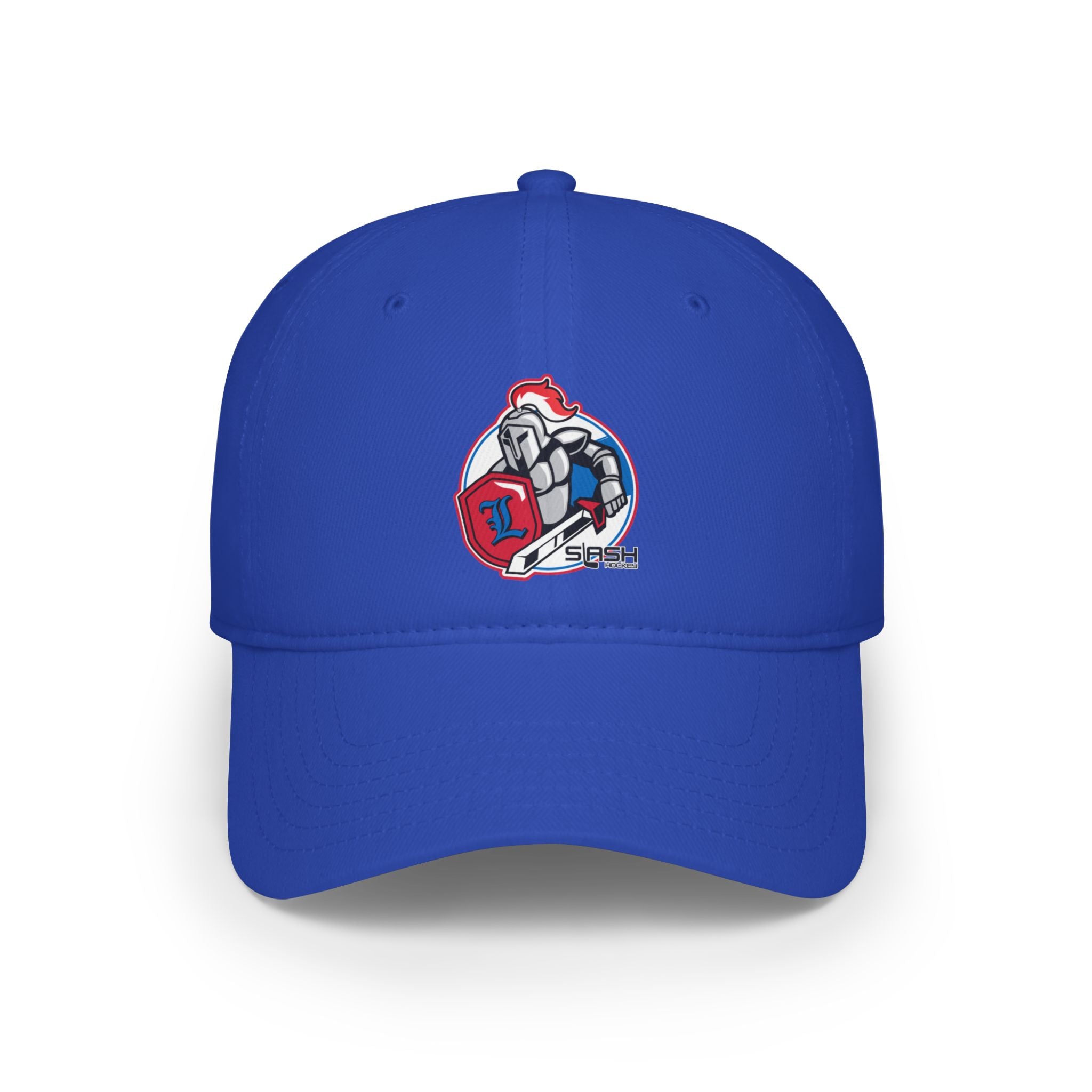 Livonia Hockey Association adjustable hat, structured front panel with embroidered team logo. Casual and sporty style for all ages.