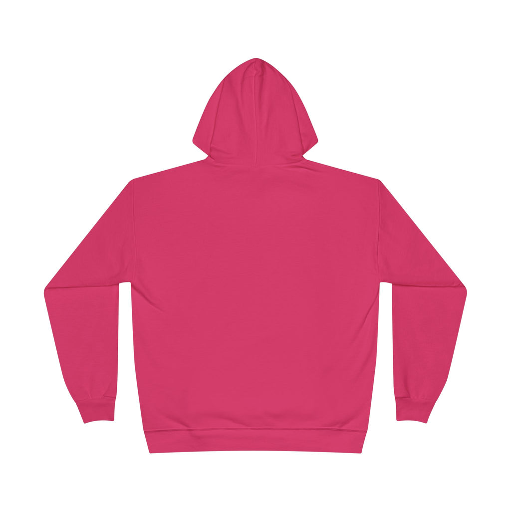 “LHA Girls Hockey Hoodie back view — solid color with no design, relaxed athletic fit.”
