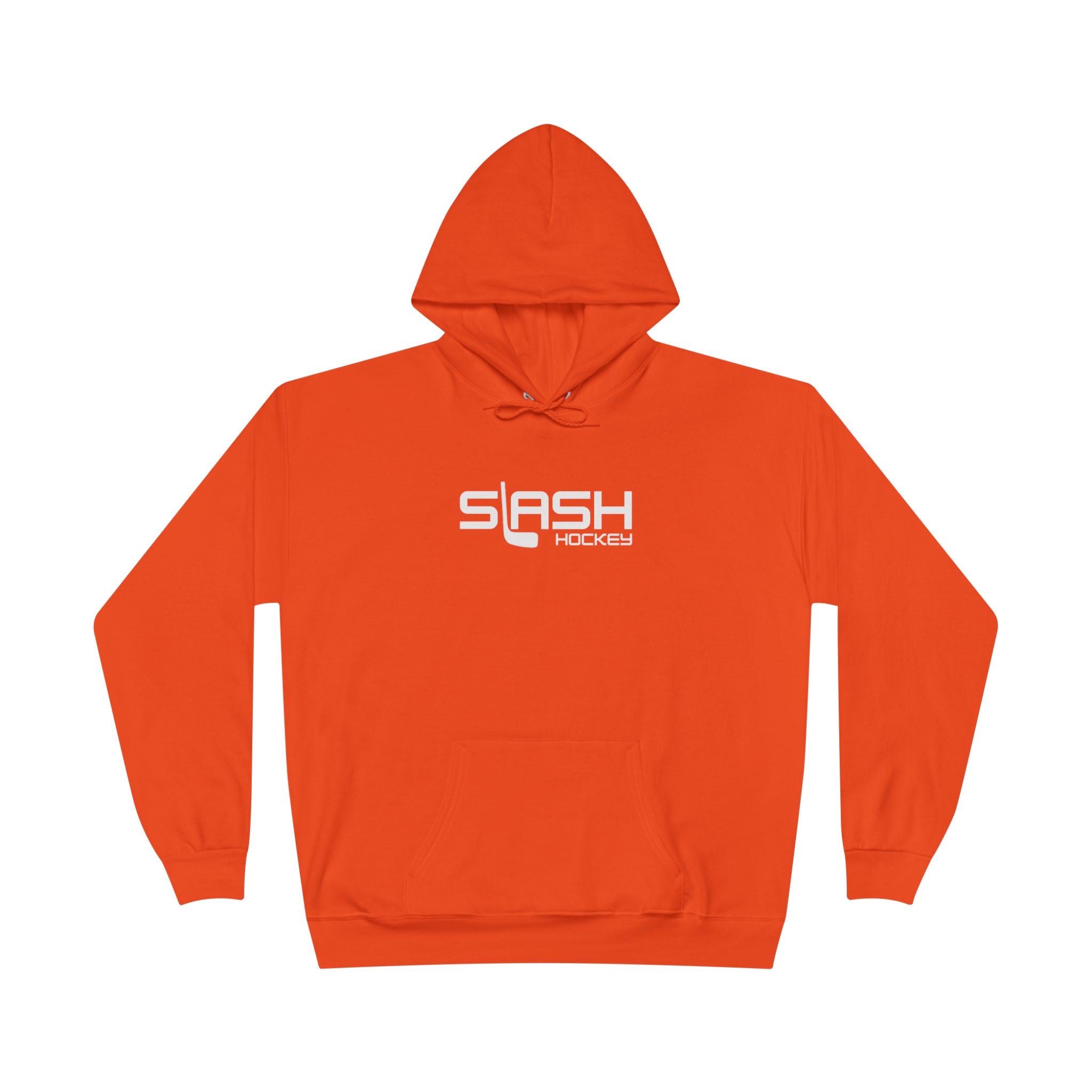 Front view of Mini Stick Hockey GOAT Hoodie with bold hockey design, unisex pullover style