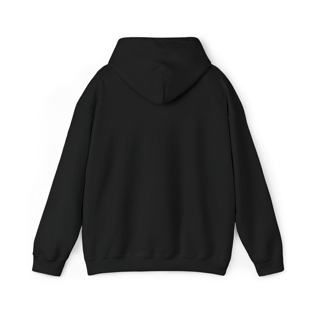 Back view of the black Future Pro USA Hoodie, highlighting the clean, minimal design and relaxed unisex fit.