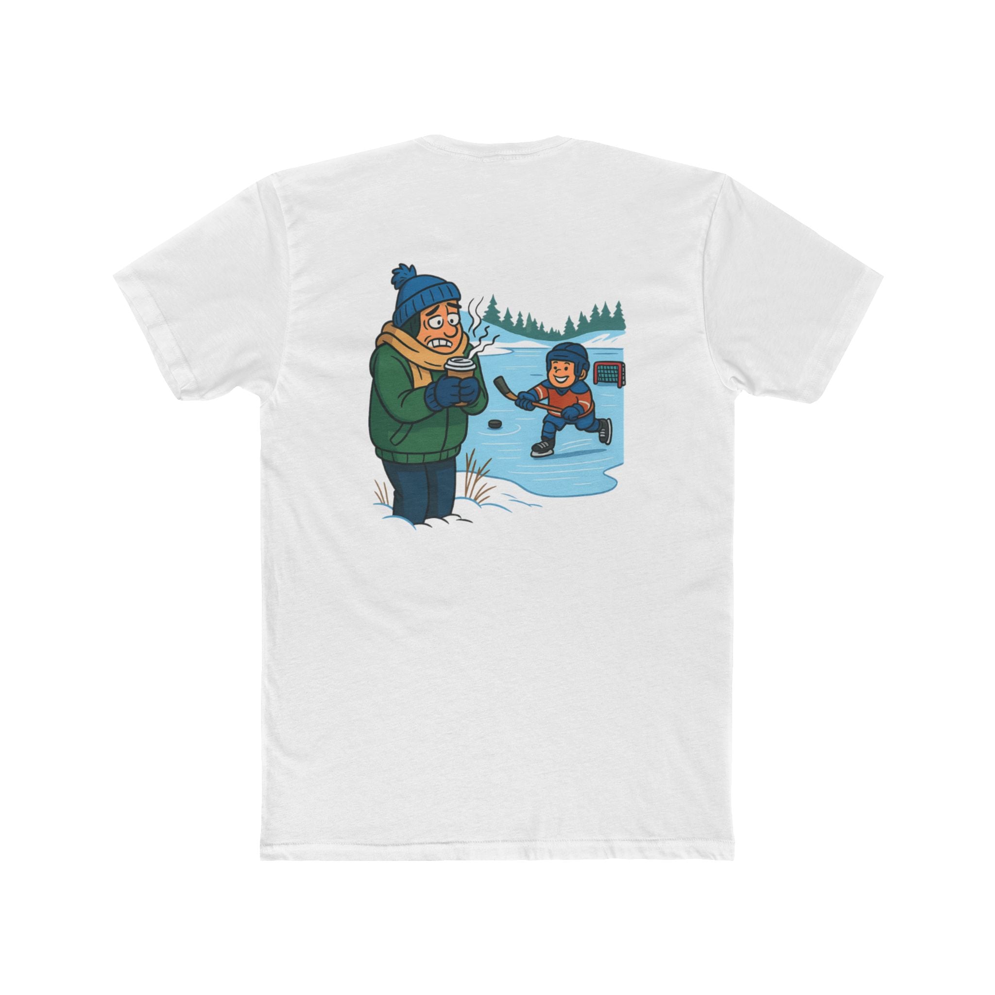 Freezing Parent Slash Hockey Tee