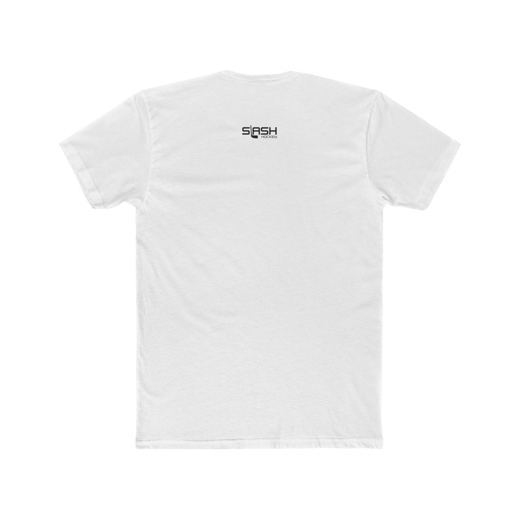 Back of the Summertime Hockey t-shirt with a clean, blank design for a classic everyday hockey lifestyle look.