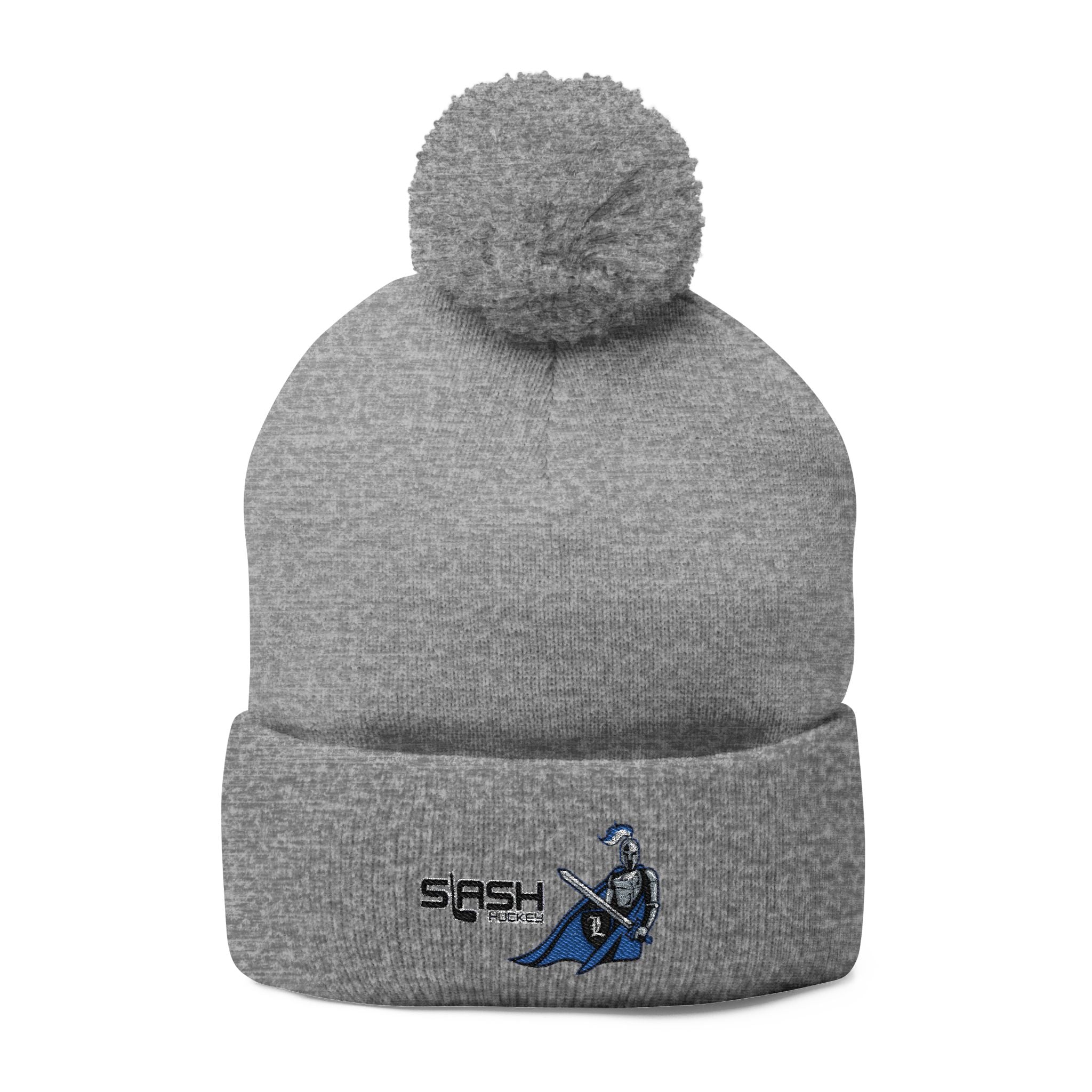 Livonia Hockey Association girls knit beanie with embroidered team logo on front. Warm, soft winter hat perfect for players, parents, and fans.