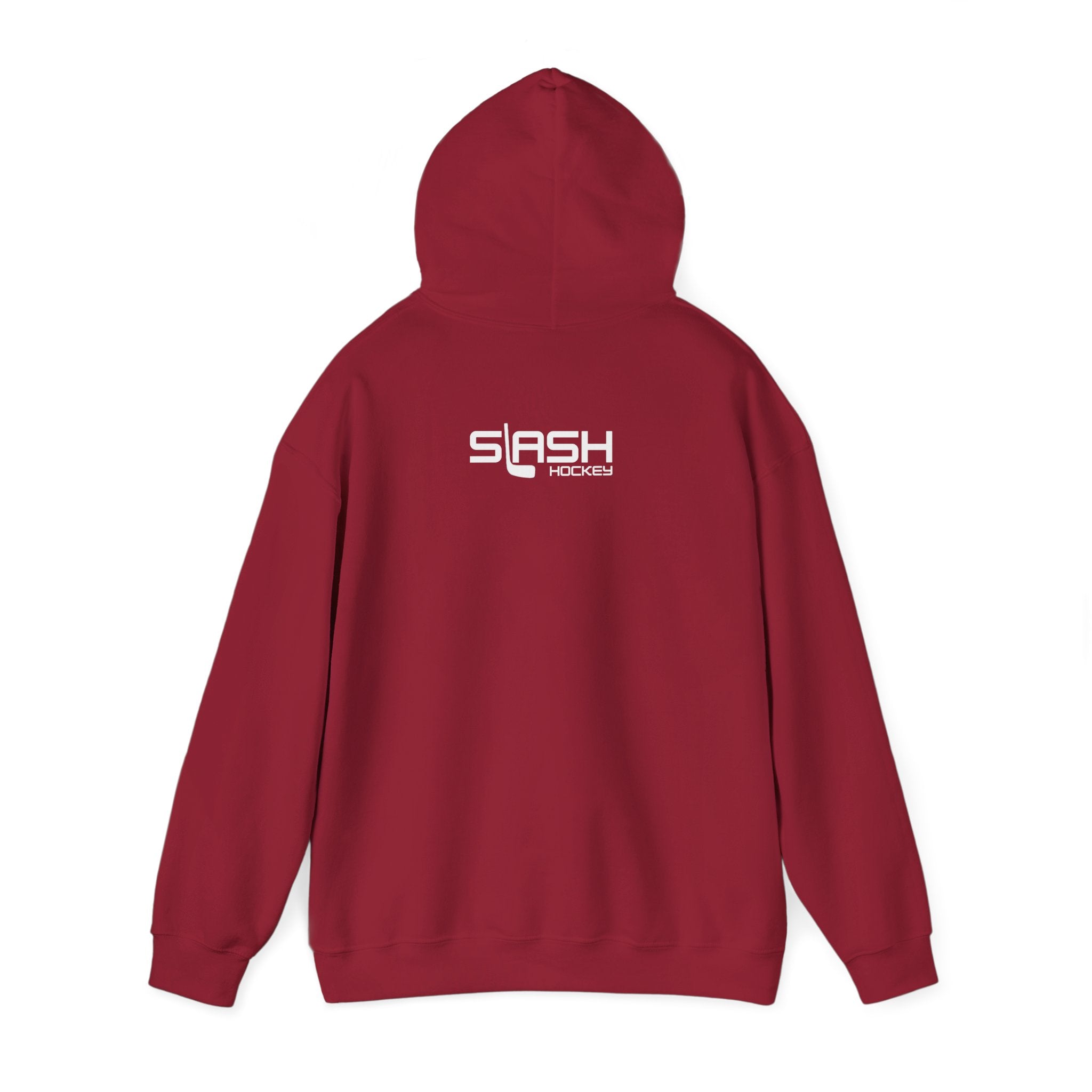 Back view of the Vintage Future Pro USA Hoodie showing a plain, graphic-free back, displayed flat for product detail.