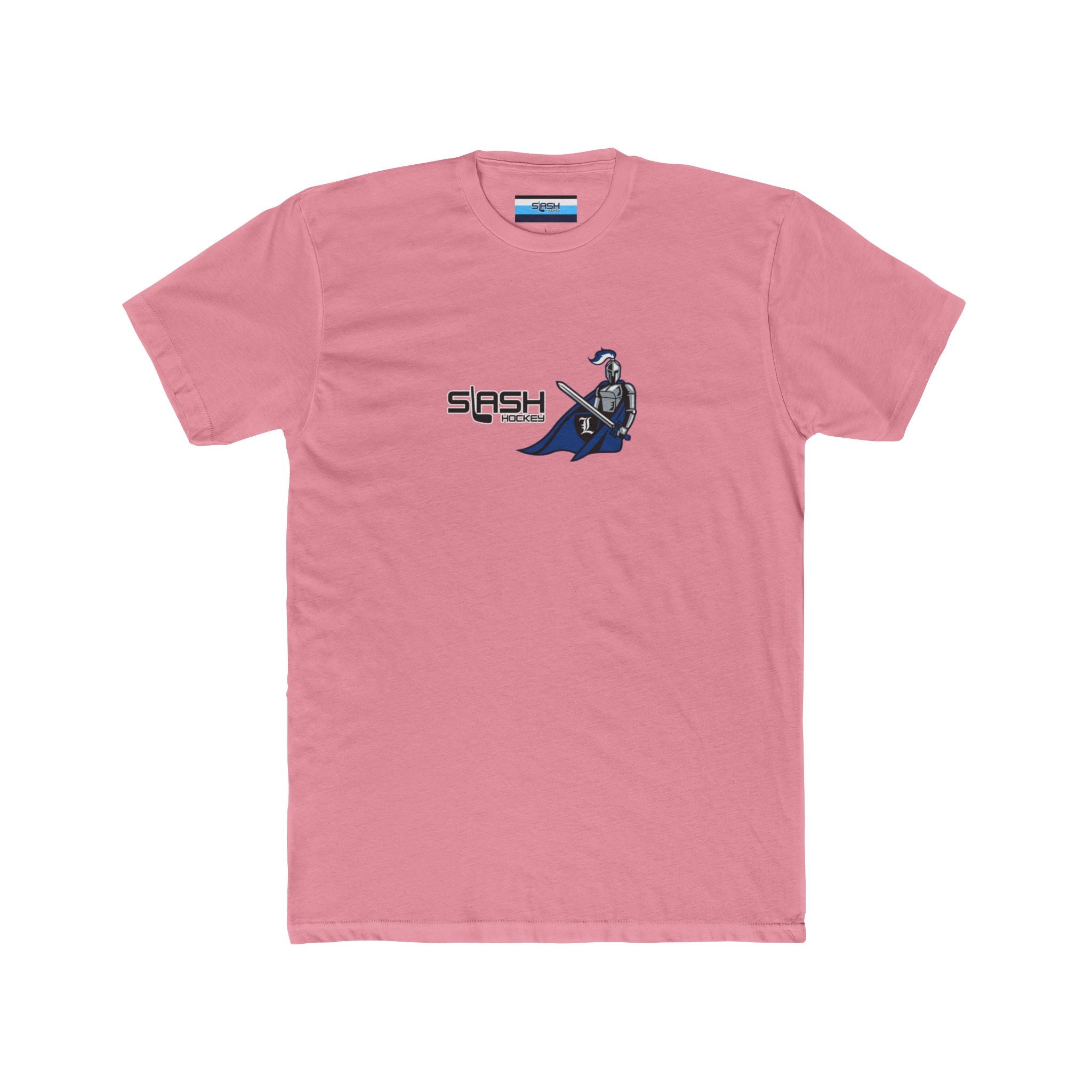 Front view of Livonia Hockey Association adult t-shirt, featuring bold hockey logo design. Perfect for fans, players, and parents to show team pride.