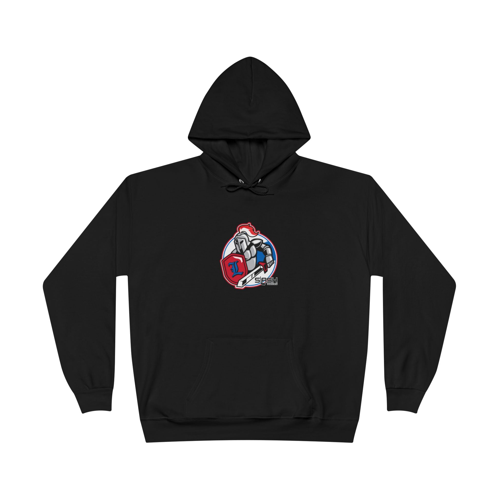 “LHA Hockey Hoodie front view — Livonia Hockey Association design in team colors printed on premium cotton-blend hoodie.”