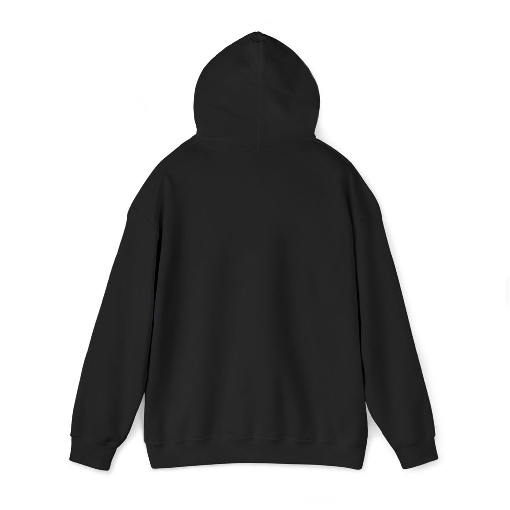 Back view of the black Future Pro USA Hoodie, highlighting the clean, minimal design and relaxed unisex fit.