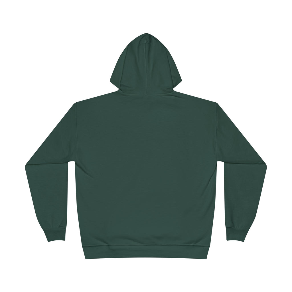 Back view of Minnesota hockey hoodie, plain design with no graphic print.