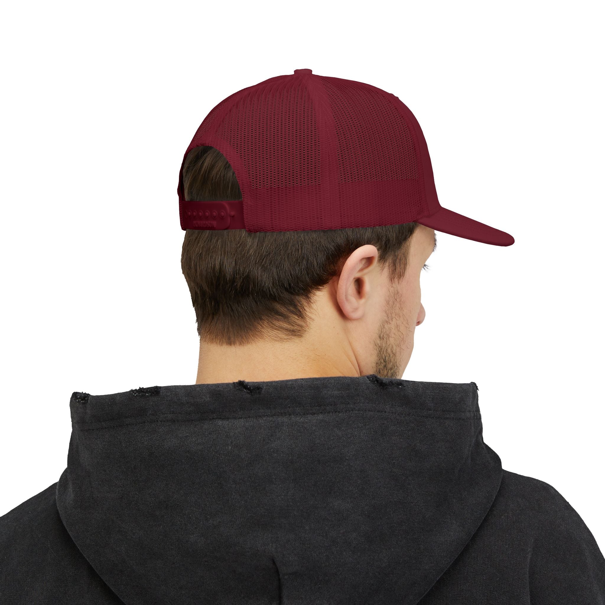 Back Lifestyle shot of Cool Dude Snapback Cap hockey cap in a real hockey culture setting by Slash Hockey