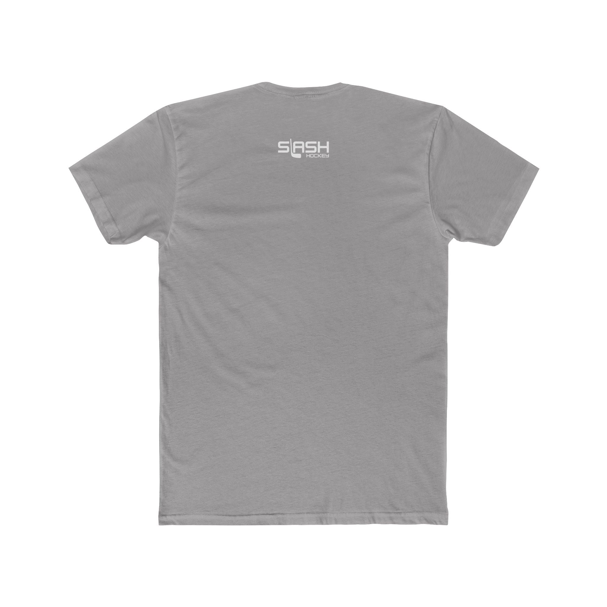 Back view of the Slash Hockey Founder’s Series Retro Goalie Tee showing the clean, classic design with no additional graphics.