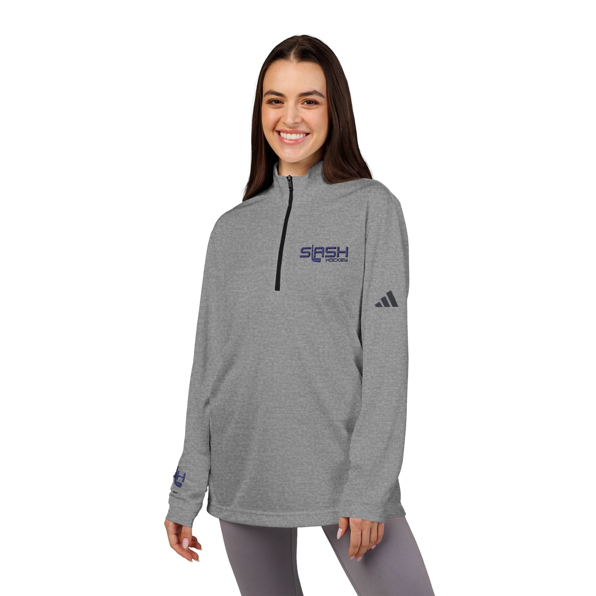 Adidas® Slash Hockey Quarter-Zip Pullover