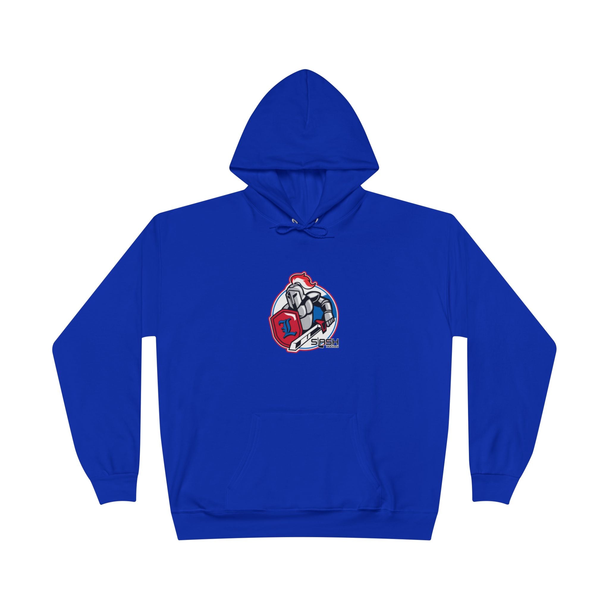 “LHA Hockey Hoodie front view — Livonia Hockey Association design in team colors printed on premium cotton-blend hoodie.”