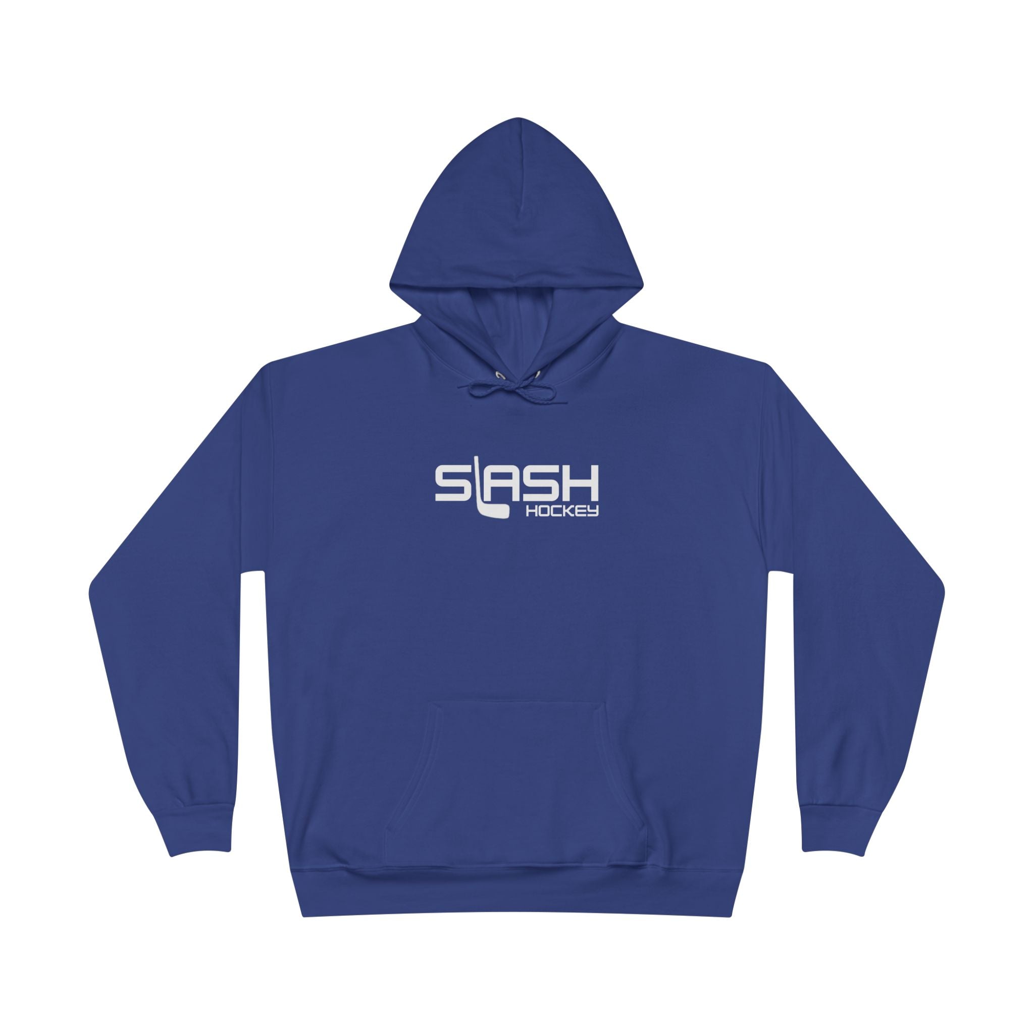 Front view of Mini Stick Hockey GOAT Hoodie with bold hockey design, unisex pullover style