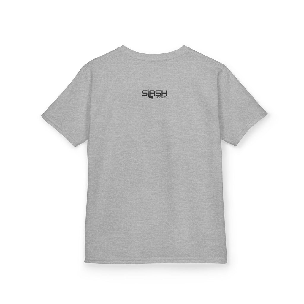 Youth Banner Future Pro USA Goalie School Tee, back view — blank back with simple athletic styling, shown on a plain background.