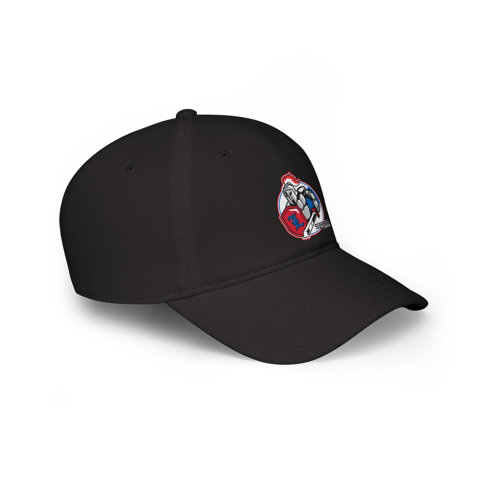Livonia Hockey Association adjustable hat, structured front panel with embroidered team logo. Casual and sporty style for all ages.