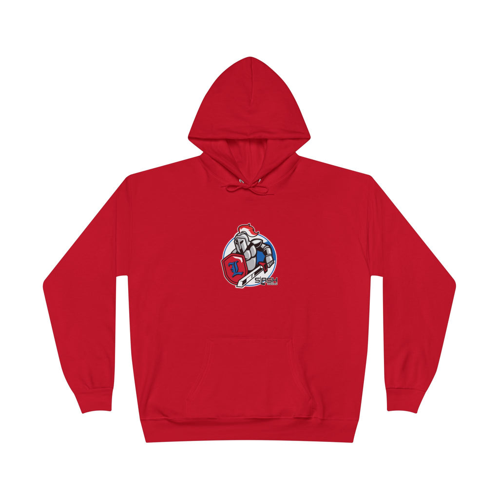 “LHA Hockey Hoodie front view — Livonia Hockey Association design in team colors printed on premium cotton-blend hoodie.”