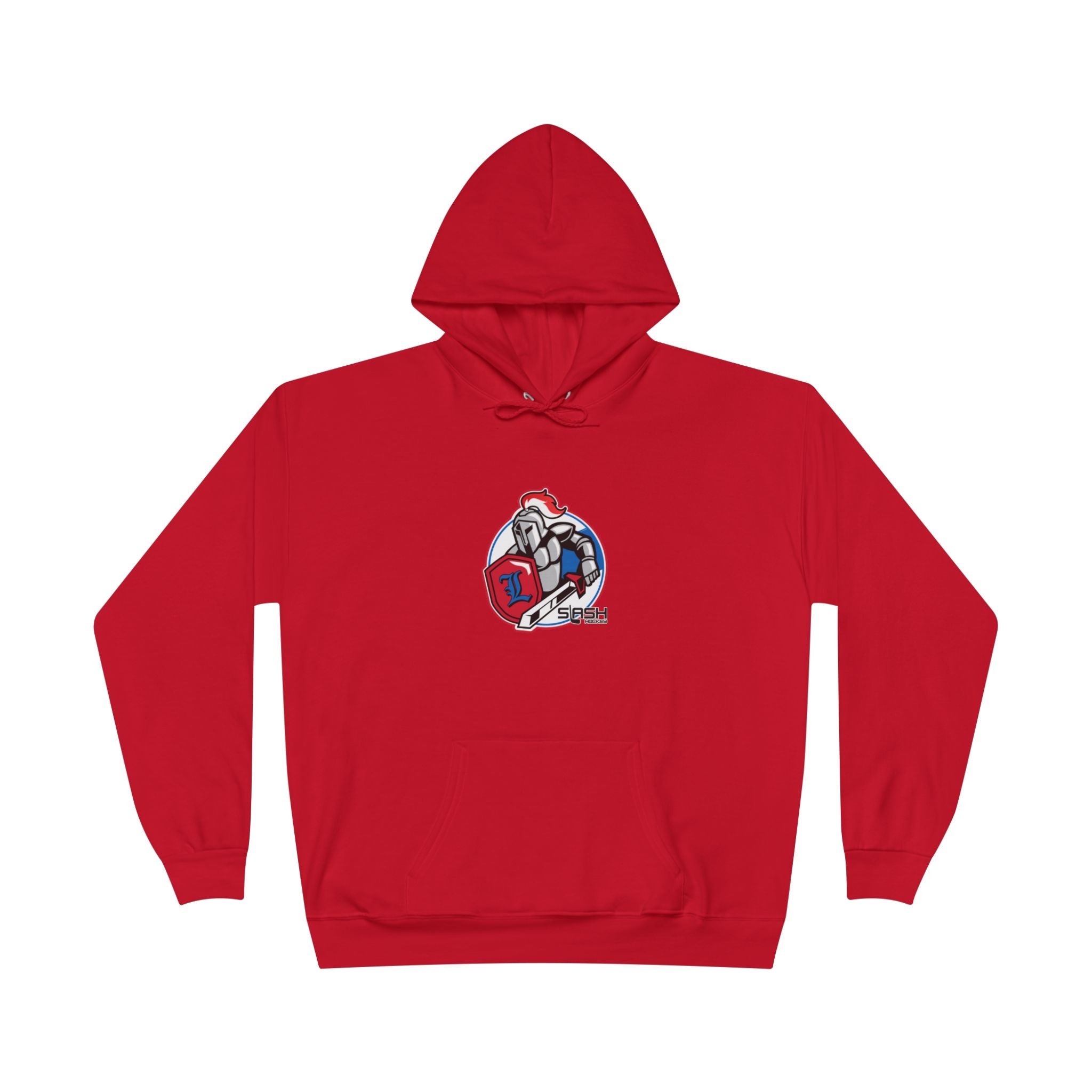 “LHA Hockey Hoodie front view — Livonia Hockey Association design in team colors printed on premium cotton-blend hoodie.”
