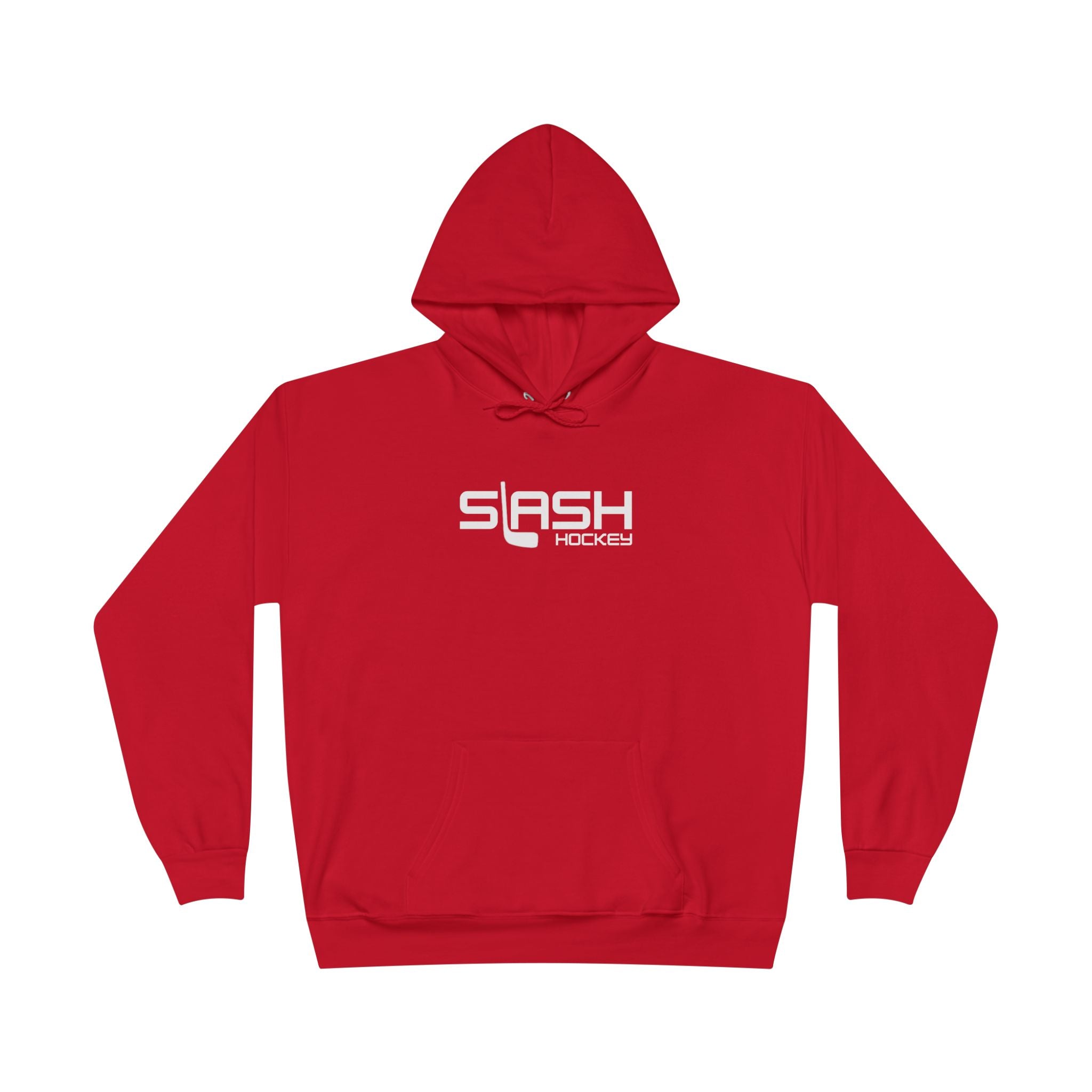 Front view of Mini Stick Hockey GOAT Hoodie with bold hockey design, unisex pullover style