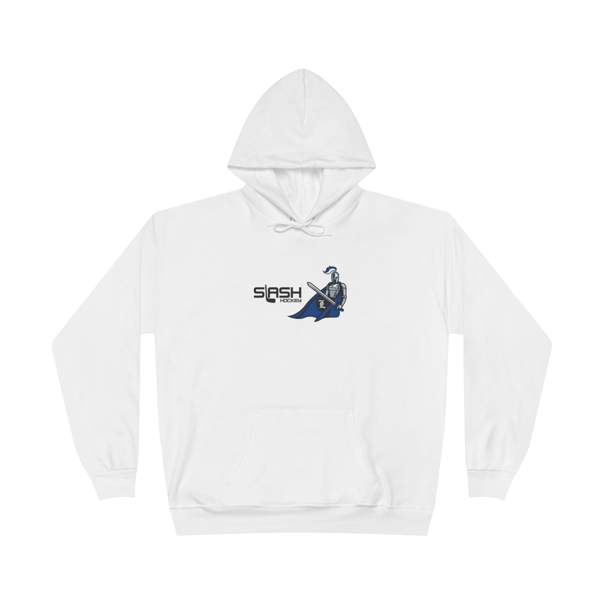 “LHA Girls Hockey Hoodie front view — Livonia Hockey Association design in team colors printed on premium cotton-blend hoodie.”