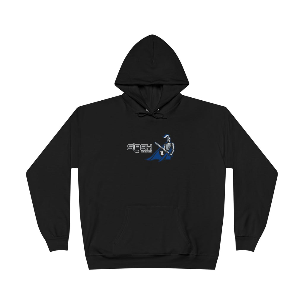 “LHA Girls Hockey Hoodie front view — Livonia Hockey Association design in team colors printed on premium cotton-blend hoodie.”