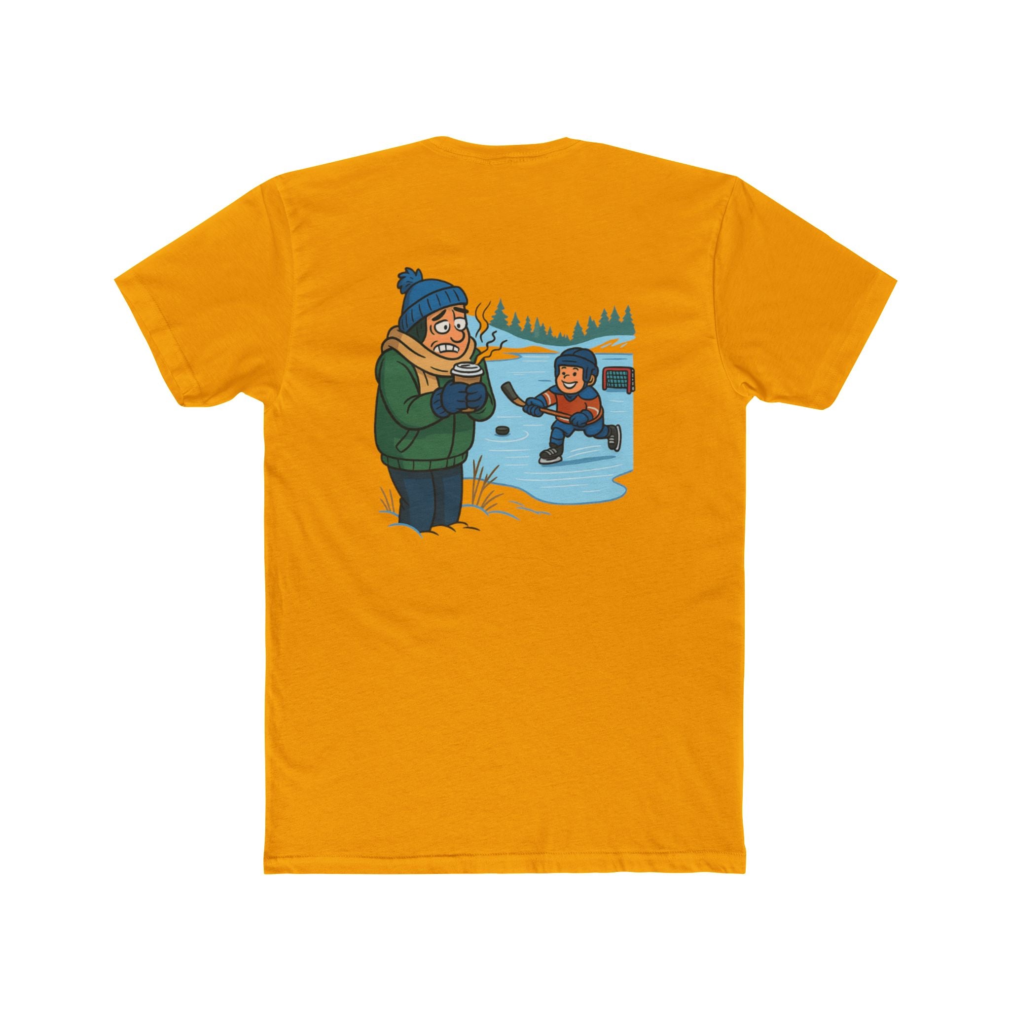 Freezing Parent Slash Hockey Tee