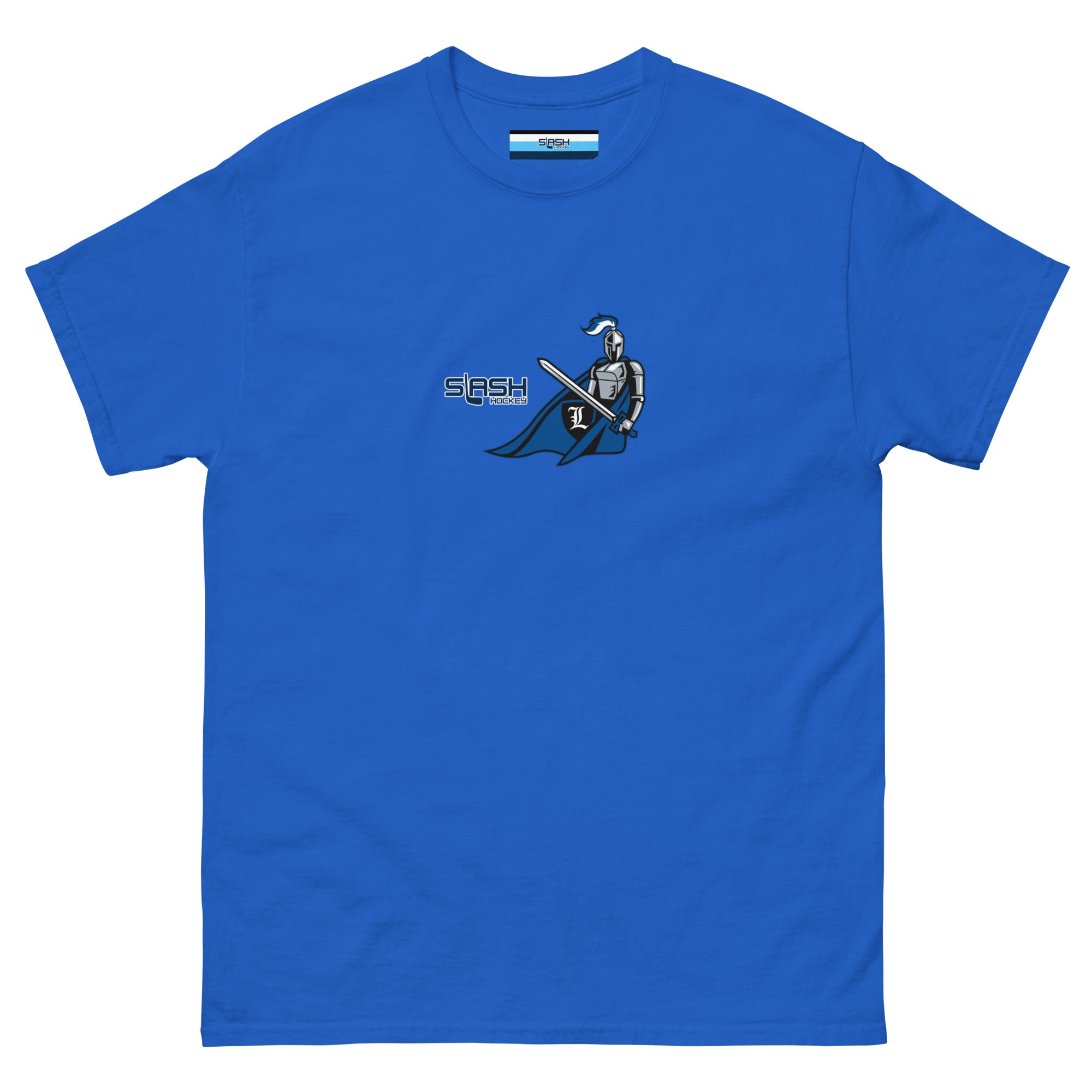 Front view of LHA Girls Tee with Livonia Hockey Association logo and Slash Hockey branding on chest.
