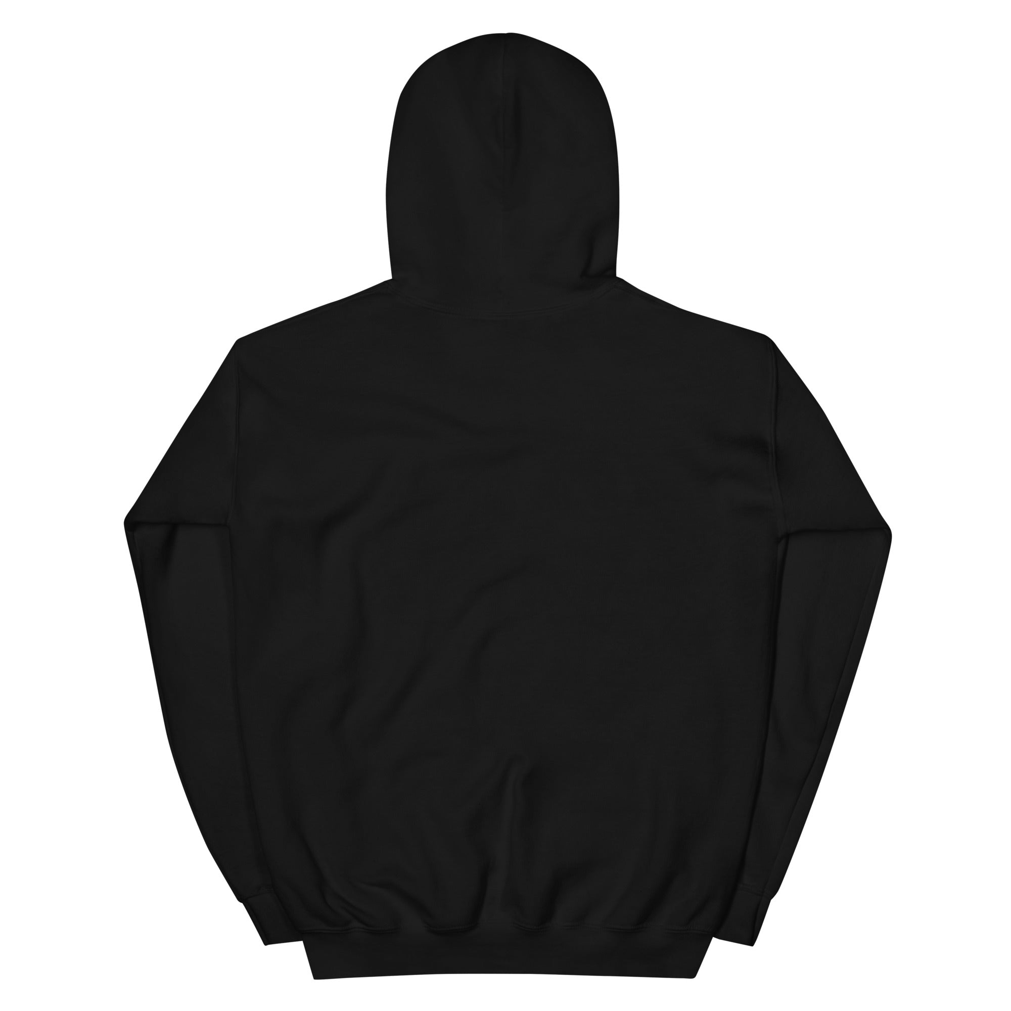 Back view of LHA Girls Hoodie, plain design with no graphics.