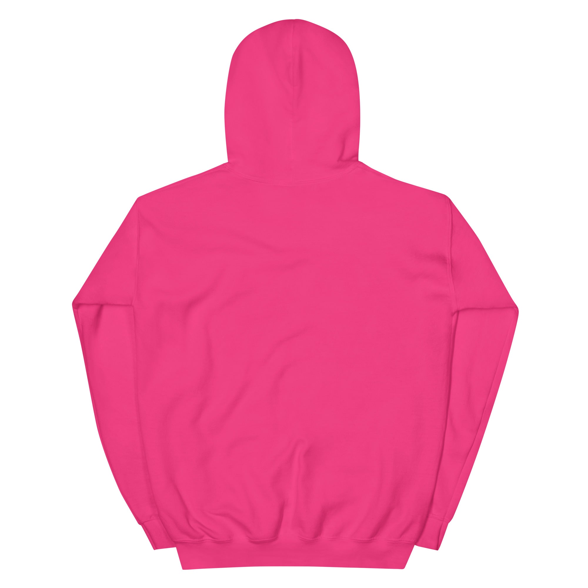 Back view of LHA Girls Hoodie, plain design with no graphics.