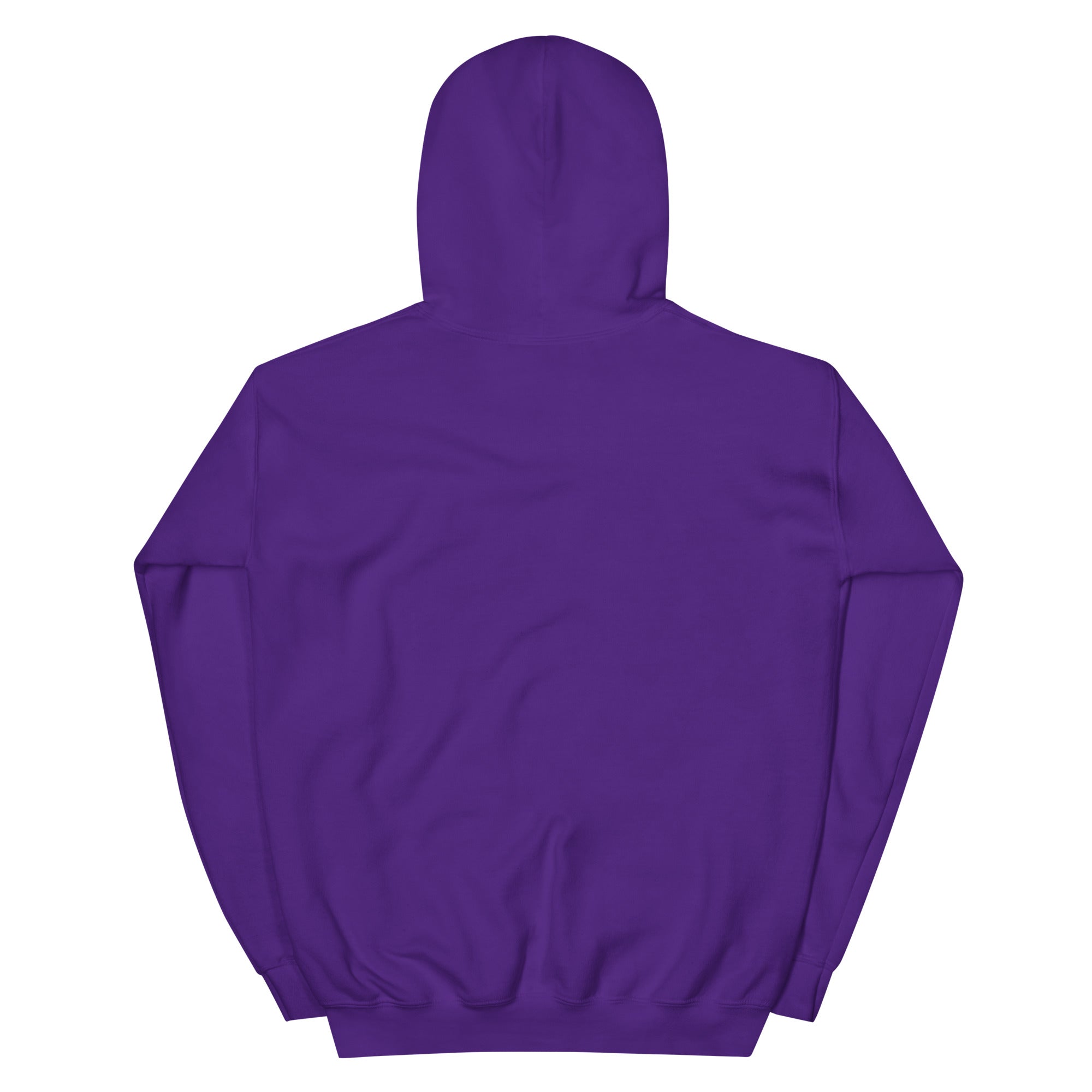 Back view of LHA Girls Hoodie, plain design with no graphics.