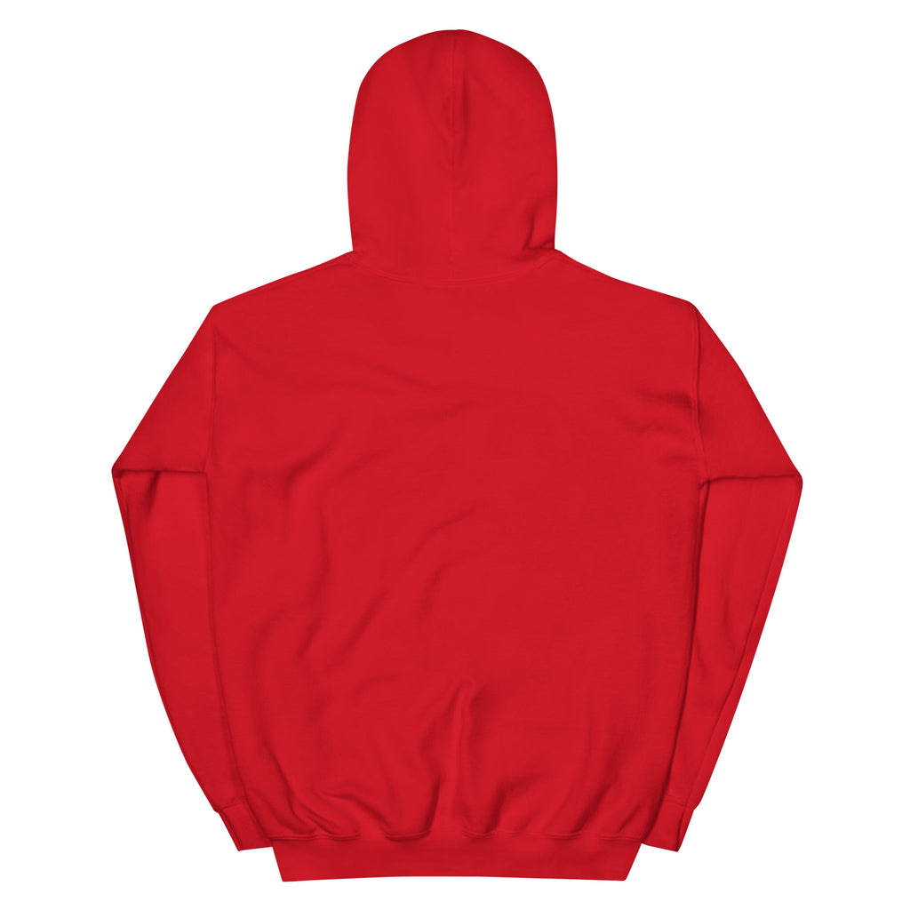 Back view of LHA Girls Hoodie, plain design with no graphics.
