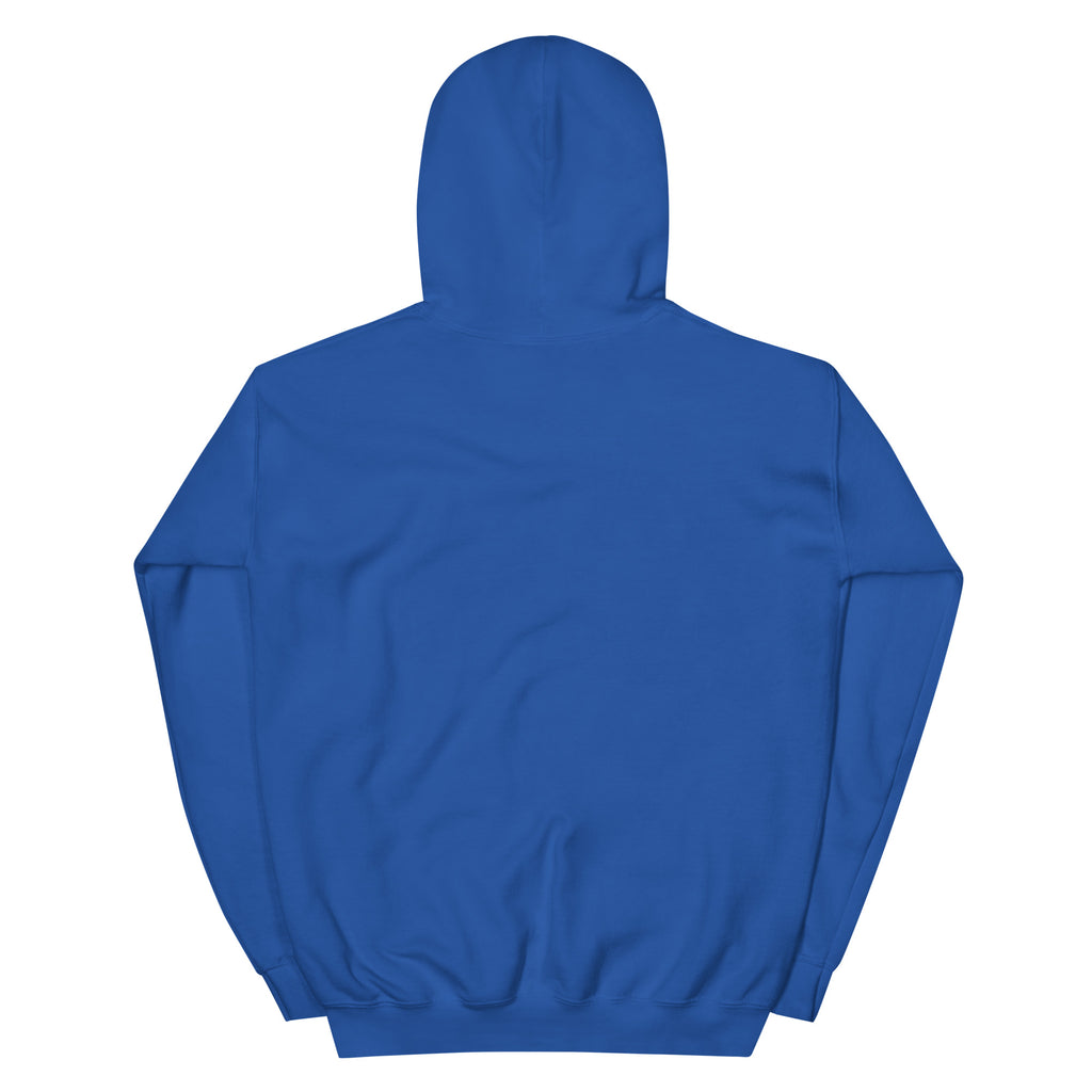 Back view of LHA Girls Hoodie, plain design with no graphics.
