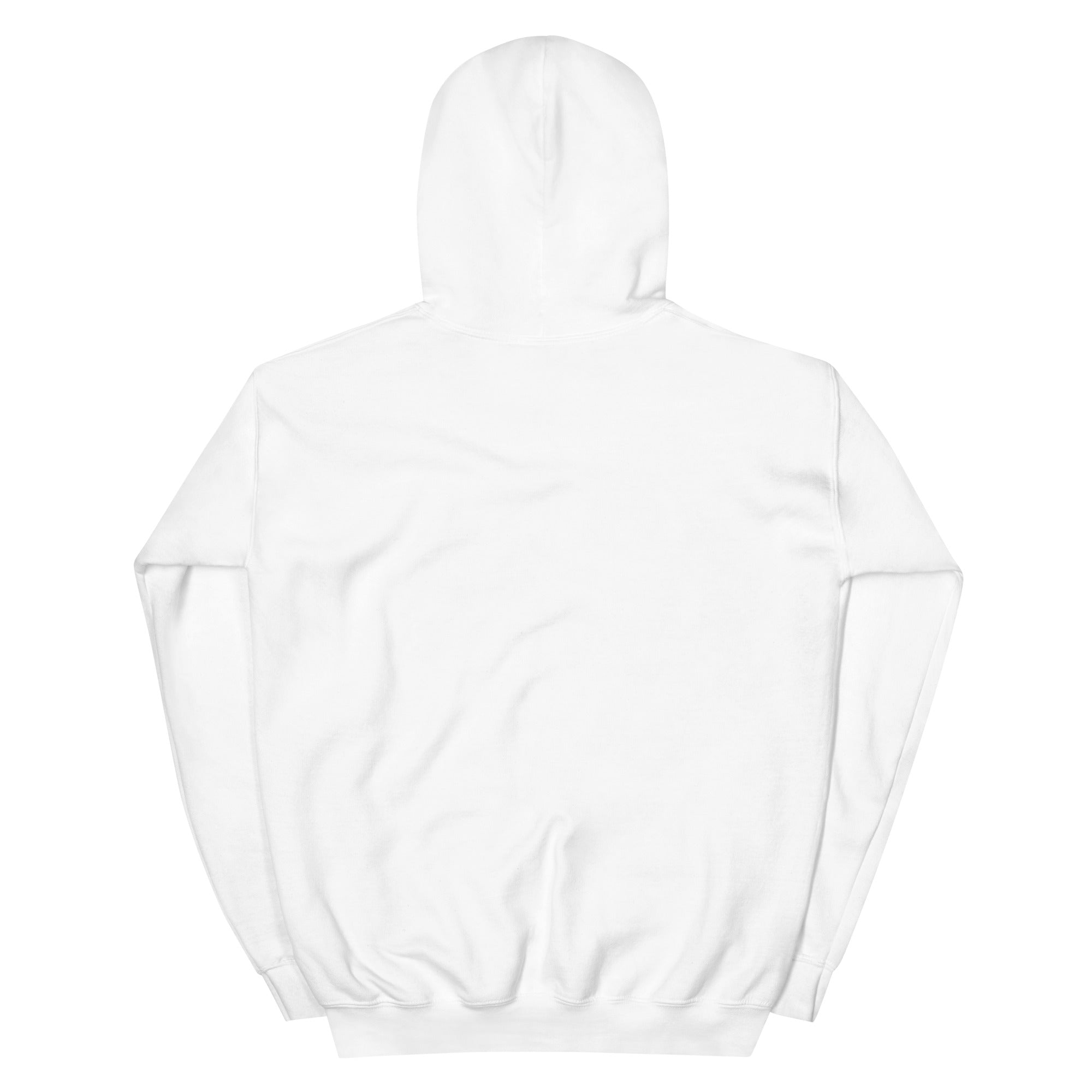 Back view of LHA Girls Hoodie, plain design with no graphics.